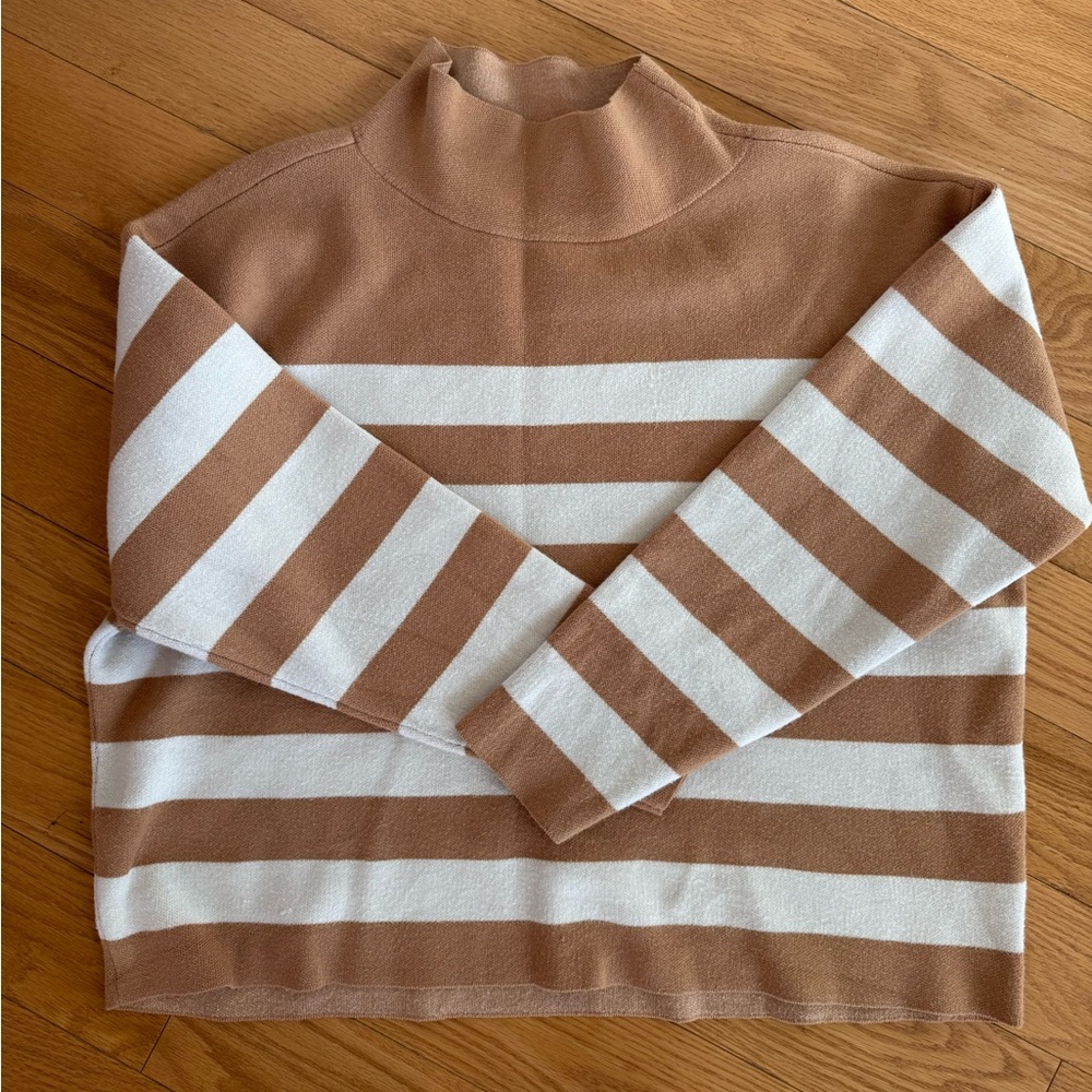 Anthropologie Tan Knit Sweater